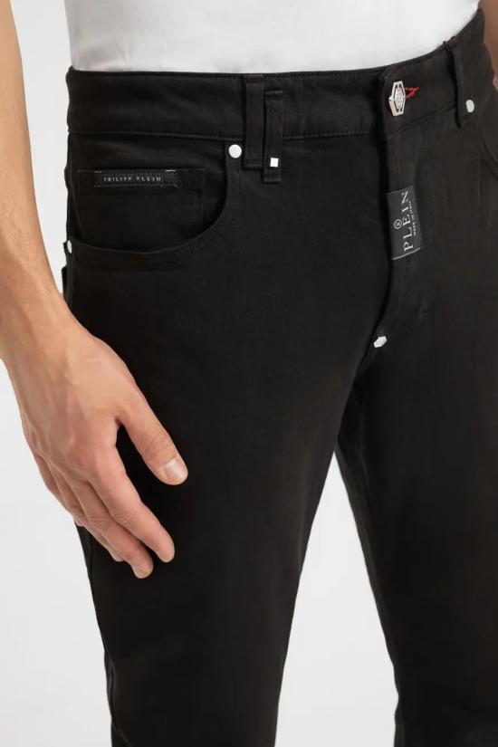  필립 플레인 데님 팬츠 MDT3557 PDE004N 02 Black - PHILIPP PLEIN