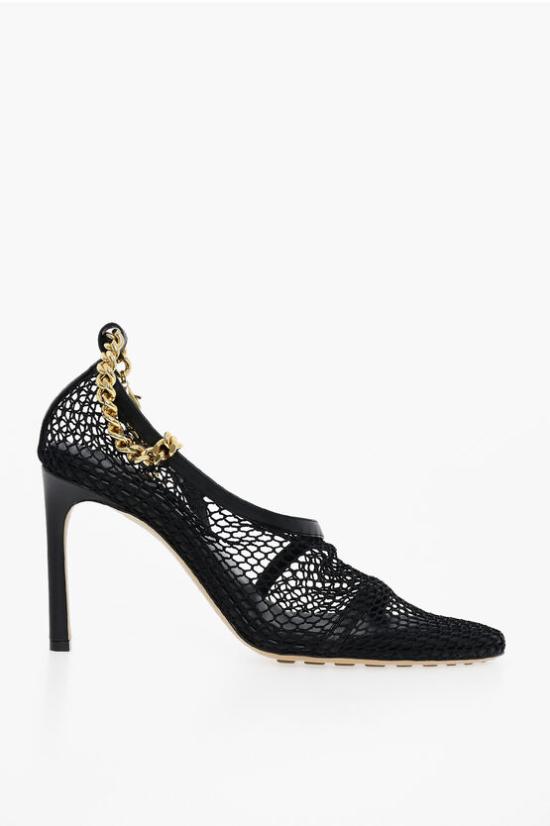  보테가베네타 힐/펌프스 618755VBPS31184 Nero Oro - BOTTEGA VENETA