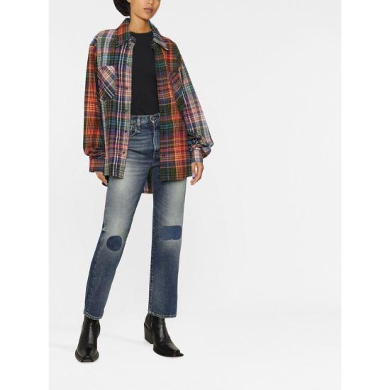  알13 데님 스트레이트 팬츠 스트레이트 팬츠 R13WD095 D023A DARY BLUE - R13