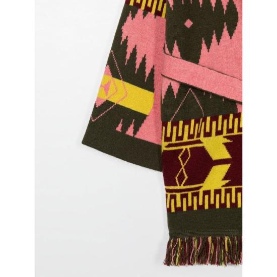  [키즈] 알라누이 가디건 LBHB003F22KN I001 3084 PINK YELLOW - ALANUI