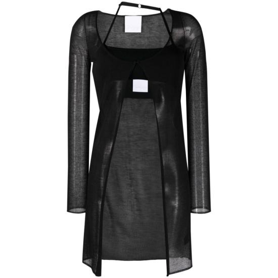  Paris Georgia 숏 원피스 223923 6179933 BLACK