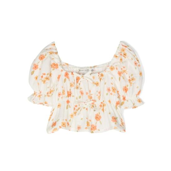  [키즈] 더뉴소사이어티 블라우스 K WV010 FIORELLA FLOWE NEUTRALS