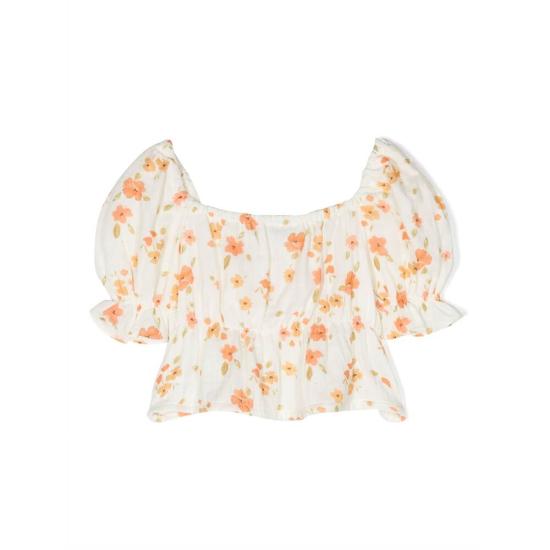  [키즈] 더뉴소사이어티 블라우스 K WV010 FIORELLA FLOWE NEUTRALS - THE NEW SOCIETY