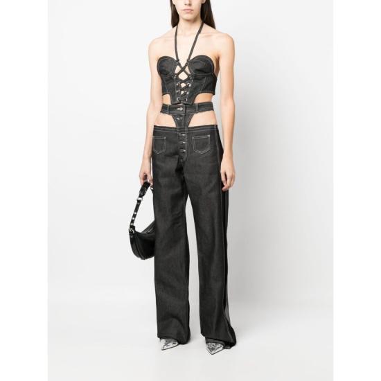  줄퍼 민소매 티셔츠 X TINA TOP BLACK - JULFER