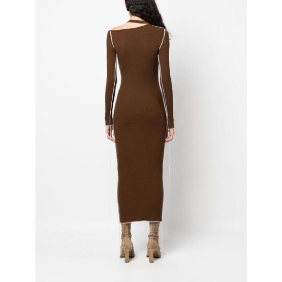  줄퍼 미디 원피스 226869 6166603 BROWN - JULFER