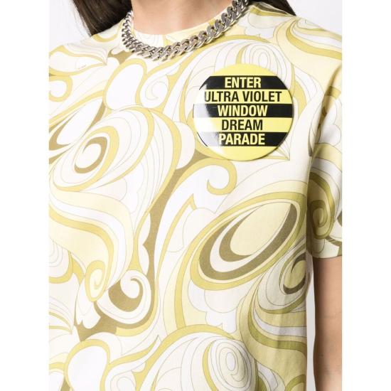  라프 시몬스 반팔 티셔츠 134277 4989140 YELLOW/GREEN - RAF SIMONS