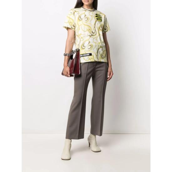  라프 시몬스 반팔 티셔츠 134277 4989140 YELLOW/GREEN - RAF SIMONS