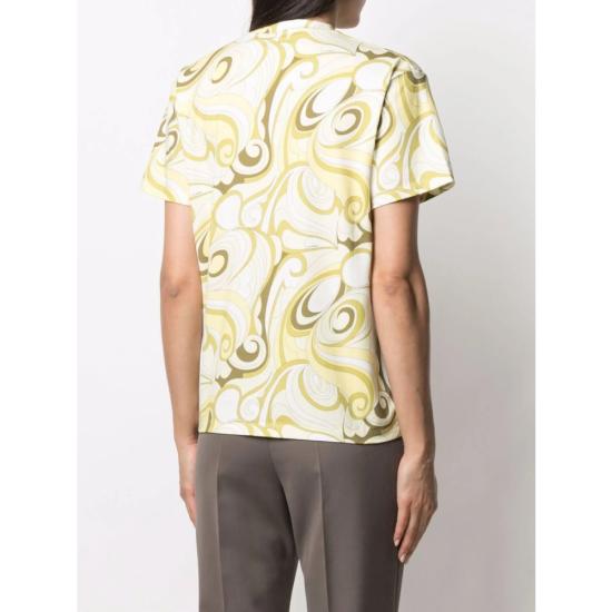  라프 시몬스 반팔 티셔츠 134277 4989140 YELLOW/GREEN - RAF SIMONS