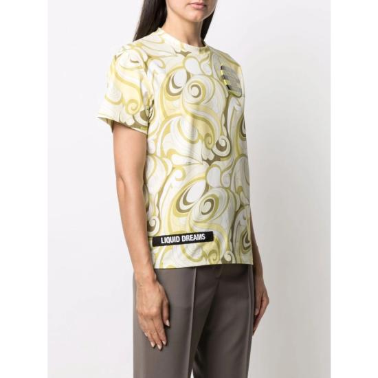  라프 시몬스 반팔 티셔츠 134277 4989140 YELLOW/GREEN - RAF SIMONS