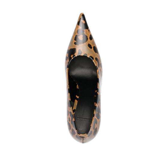  베트멍 힐/펌프스 WE51HE100L LEOPA BROWN BLACK - VETEMENTS