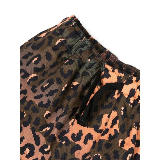  [키즈] 마르셀로 불론 쇼츠/버뮤다 CBCS001S23FA B002 6020 BROWN ORANGE - MARCELO BURLON