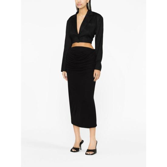  패리스 조지아 롱 스커트 PG450 BLACK - PARIS GEORGIA