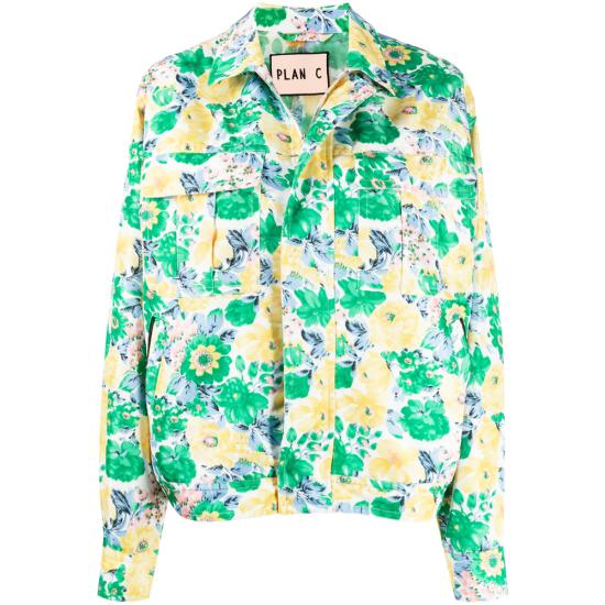  플랜씨 자켓 TP028 JKCAB04KEF FIW02 GREEN YELLOW