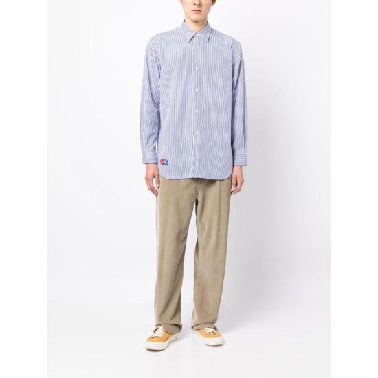  꼼데가르송 긴팔 긴팔 셔츠 P1B026 STRIP WHITE BLUE - COMME DES GARCONS