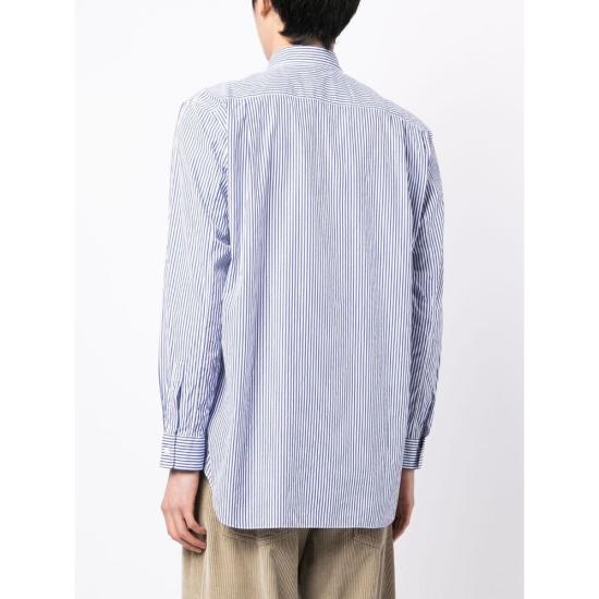  꼼데가르송 긴팔 긴팔 셔츠 P1B026 STRIP WHITE BLUE - COMME DES GARCONS