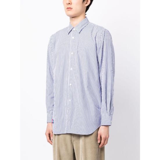 꼼데가르송 긴팔 긴팔 셔츠 P1B026 STRIP WHITE BLUE - COMME DES GARCONS