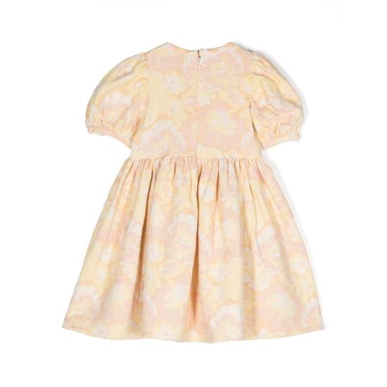  [키즈] 더뉴소사이어티 원피스 K WV012 VITTORIA JACQU YELLOW - THE NEW SOCIETY