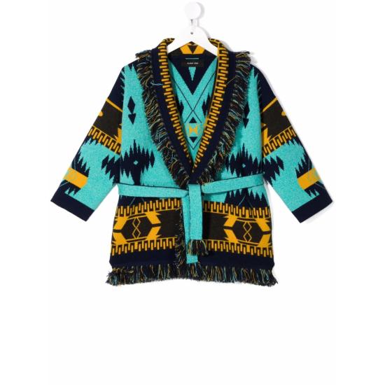  [키즈] 알라누이 가디건 LGHB002S22KN I001 4385 BLUE YELLOW