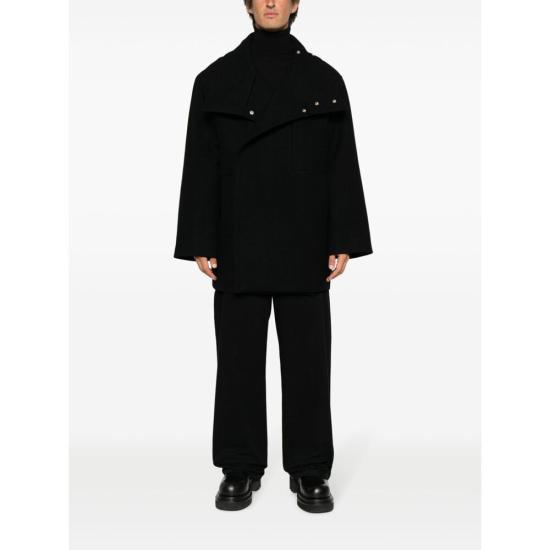  릭 오웬스 코트 RR02C7758 WY 09 BLACK - RICK OWENS