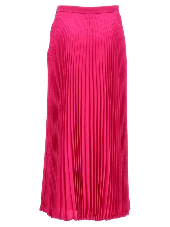  발렌티노 가라바니 롱 스커트 3B3RAA907TKUWT Fuchsia - VALENTINO GARAVANI