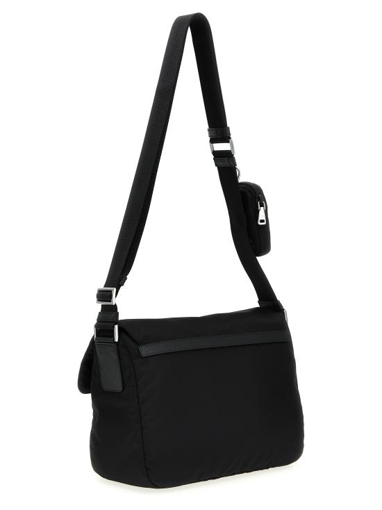 26FW 프라다 삼각로고 리나일론 메신저백 1BD953VB1MRV44F0002 Black - PRADA