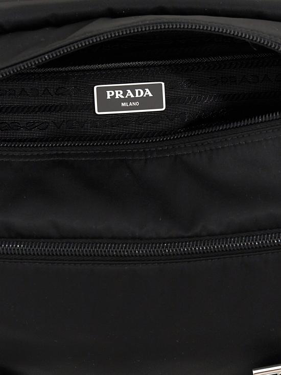 26FW 프라다 삼각로고 리나일론 메신저백 1BD953VB1MRV44F0002 Black - PRADA