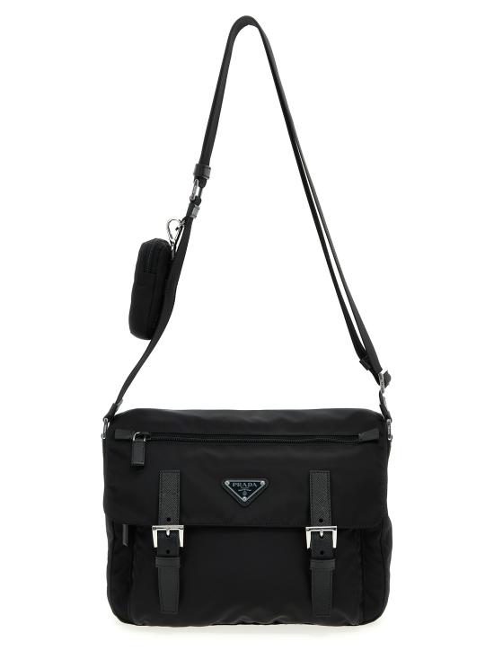 26FW 프라다 삼각로고 리나일론 메신저백 1BD953VB1MRV44F0002 Black