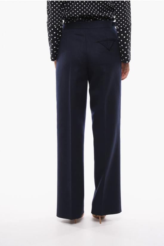  보테가베네타 스트레이트 스트레이트 팬츠 718676 V2CA0 4140 Blue - BOTTEGA VENETA