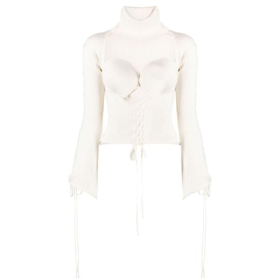  줄퍼 터틀넥 234249 6166493 WHITE