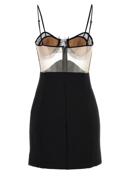  넨시 도자카 숏 원피스 NDAW23DR152BLACK Black - NENSI DOJAKA