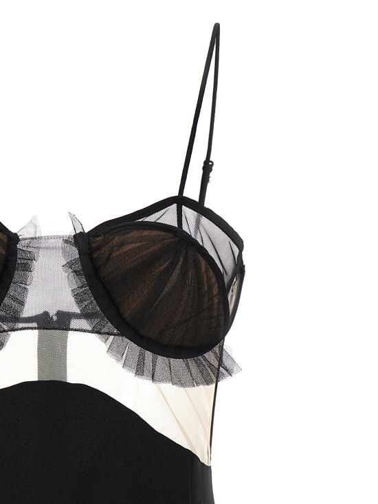  넨시 도자카 숏 원피스 NDAW23DR152BLACK Black - NENSI DOJAKA