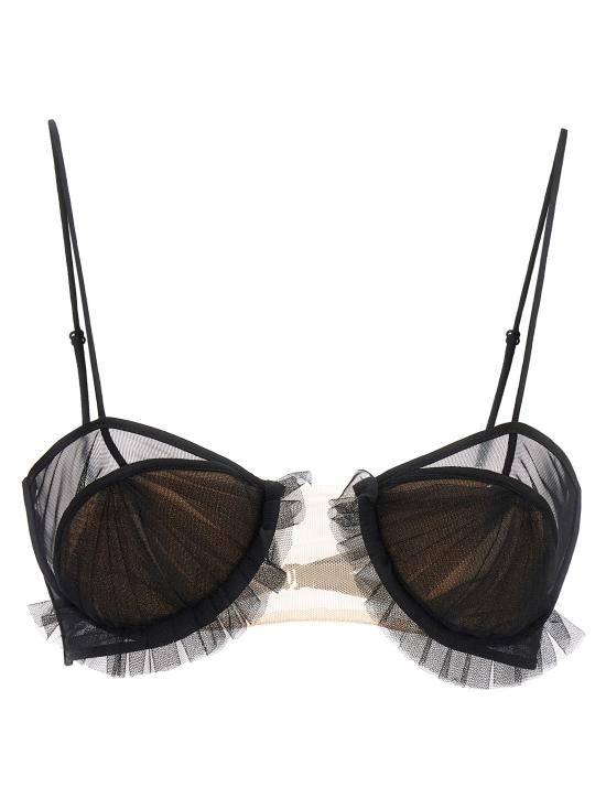  넨시 도자카 브라  NDAW23LIN010BLACK Black