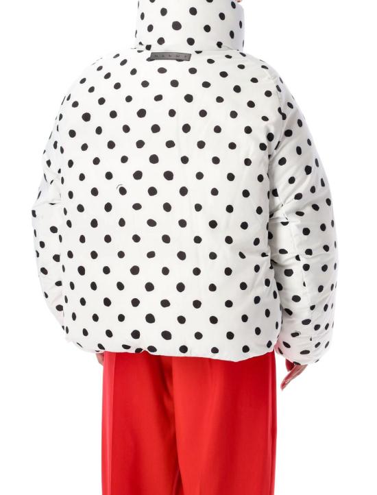  마르니 / 여성 다운숏패딩 포이스 23APIMA0080ATUTP742 SDW01 WHITE/BLACK BPG - MARNI