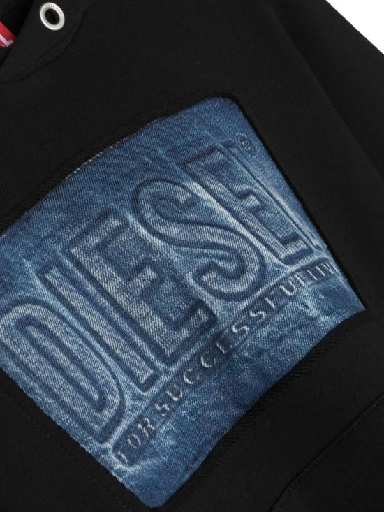  디젤 / 키즈 디젤 프린트 후드 J01208K 0IAJHK900 BLACK BPG - DIESEL