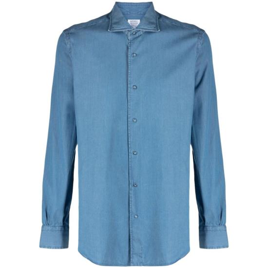  마짜렐리 긴팔 긴팔 셔츠 B116ST 1 165 BLUE