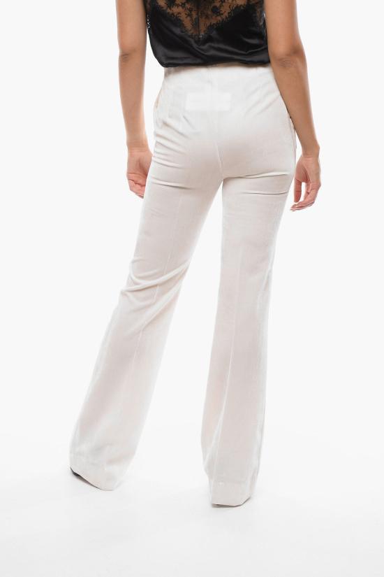  에르마노 설비노 스트레이트 스트레이트 팬츠 D416P717SYN10107 White - ERMANNO SCERVINO