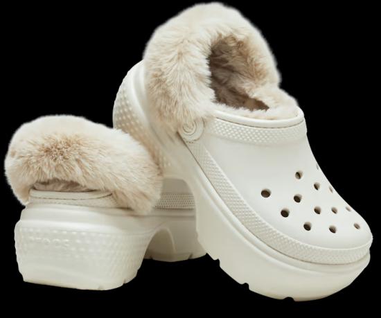  크록스 샌들 208546 STOMP LINED CLOG STUC Stucco - CROCS