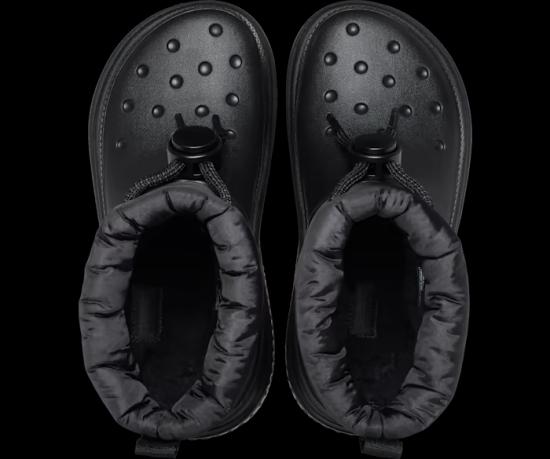 크록스 부츠 209324 STOMP PUFF BOOT BLK Black - CROCS