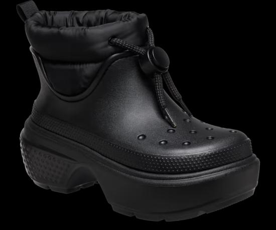  크록스 부츠 209324 STOMP PUFF BOOT BLK Black - CROCS