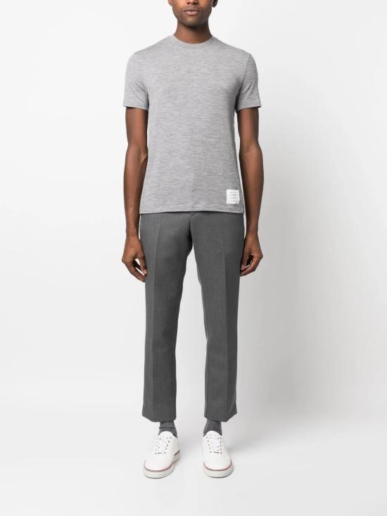  톰브라운 반팔 티셔츠 MJS219AJ0084 LT GREY 055 - THOM BROWNE