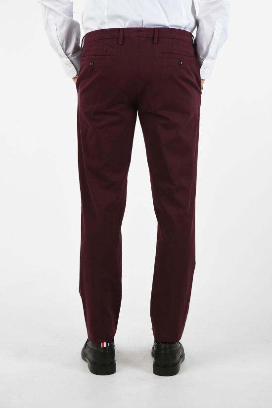  꼬르넬리아니 치노 팬츠 844ET7 9820159 040 Burgundy - CORNELIANI