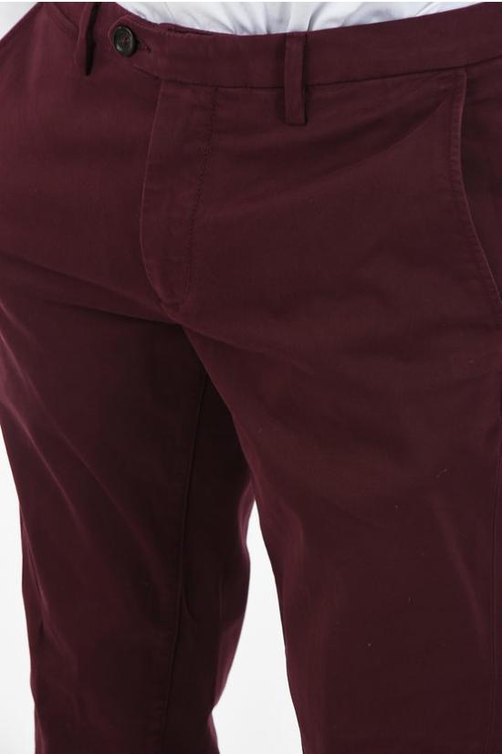  꼬르넬리아니 치노 팬츠 844ET7 9820159 040 Burgundy - CORNELIANI