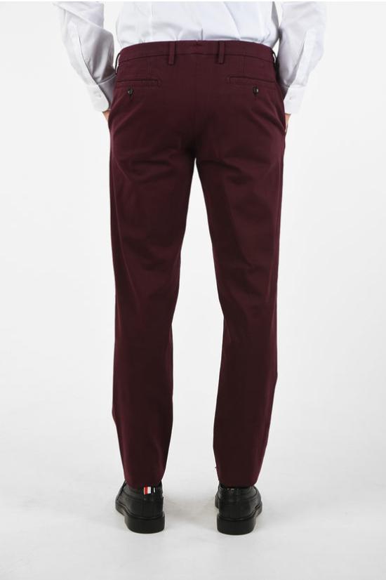  꼬르넬리아니 치노 팬츠 844ET7 9820159 040 Burgundy - CORNELIANI