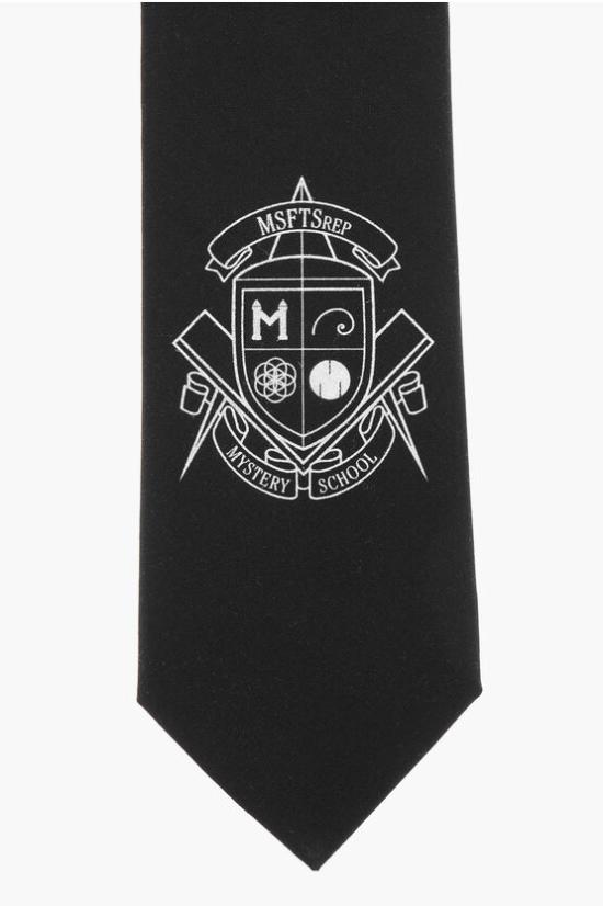  미스치프리퍼블릭 넥타이 33MSFK02RS 226902 99 Black - MSFTSREP