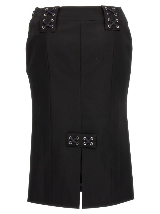  알레산드라리치 미디 스커트 FAB3424F4055900 Black - ALESSANDRA RICH