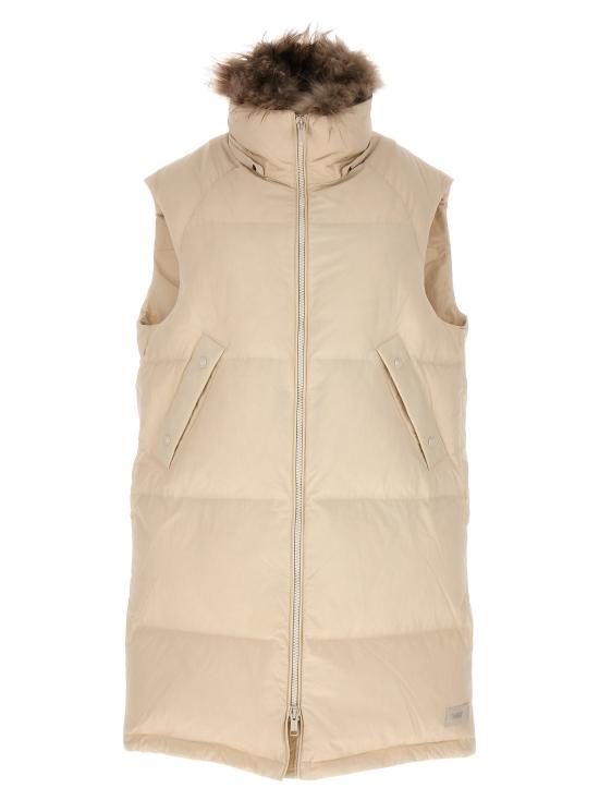  ARMY YVES SALOMON 베스트 24WFG07010T08GA1012 White - YVES SALOMON