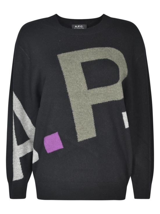  아페쎄 스웨터 WVBBX F23220LZZ BLACK - A.P.C.