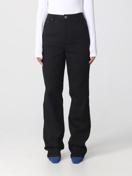  로테이트 스트레이트 팬츠 100533100 1000 Black - ROTATE