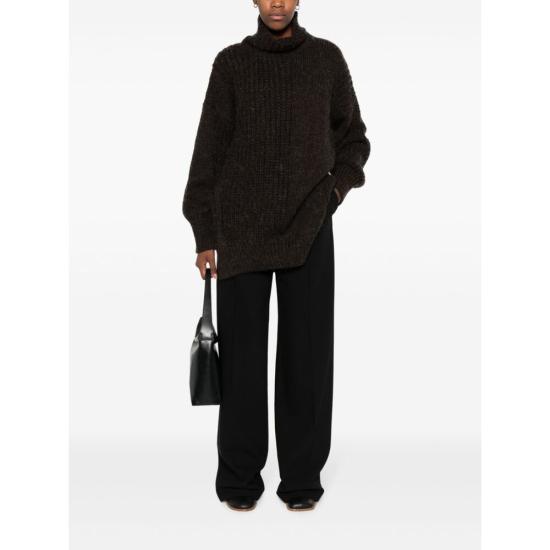  Calcaterra 스트레이트 팬츠 235577 6461463 BLACK - CALCATERRA