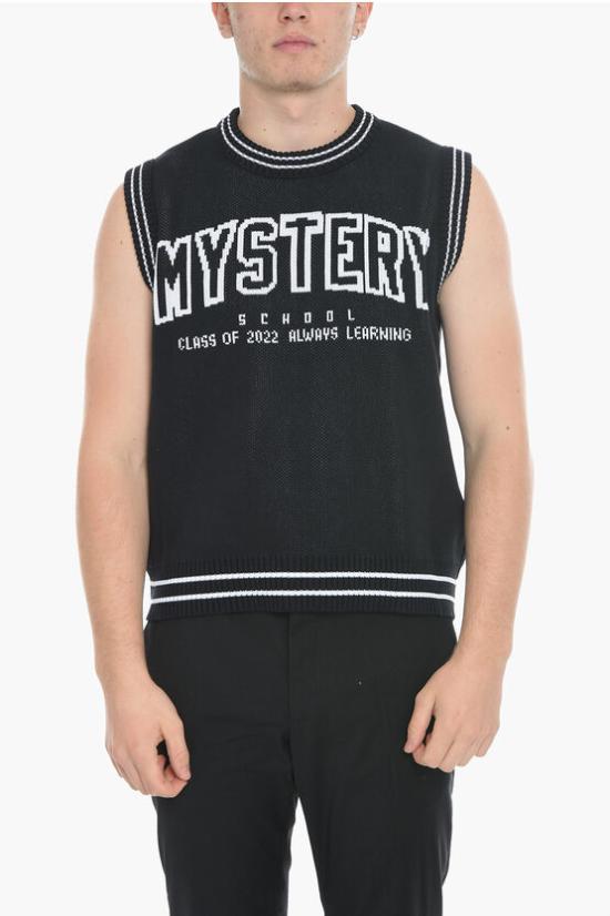  미스치프리퍼블릭 민소매 티셔츠 33MSFWM603 226970 99 Black White